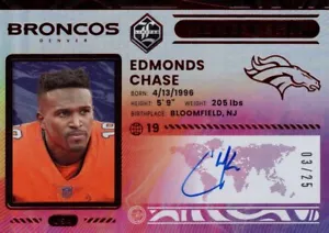 2022 Limited Membership Autographs Ruby Spotlight #21 Chase Edmonds Auto /25 - Picture 1 of 1