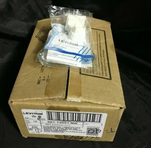 (10) 176465 Leviton 065-13550-0NW Slide-On Pedestal Bases 660W@600V - Picture 1 of 4
