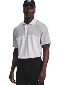 Under Armour Performance 3.0 Colorblock Herren Polo, grau, M - Bild 1 von 2