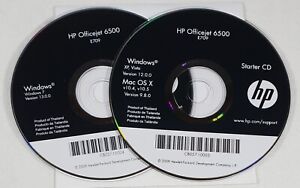 HP Officejet 6500 Software 2 Starter CD Drivers Windows 7, XP, Vista and Mac OSX
