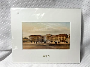 Schloss Schönbrunn Wien Vienna Palazzo Stampa artistica opaca sigillata Austria souvenir - Foto 1 di 3
