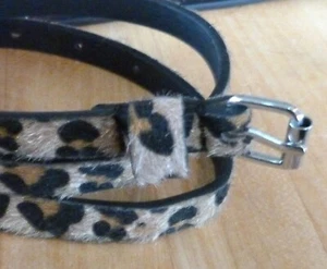 Wonder Nation Girls Leopard Style Belt Waist: 24" - 28.5" 1/2" wide NEW - Picture 1 of 3