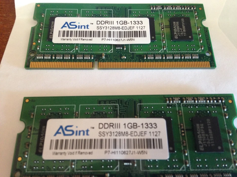 ram SO-DIMM DDR 3 1GB - Immagine 1 di 2