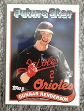 2023 Topps Throwback Thursday Image Variation #107 Gunnar Henderson Orioles RC