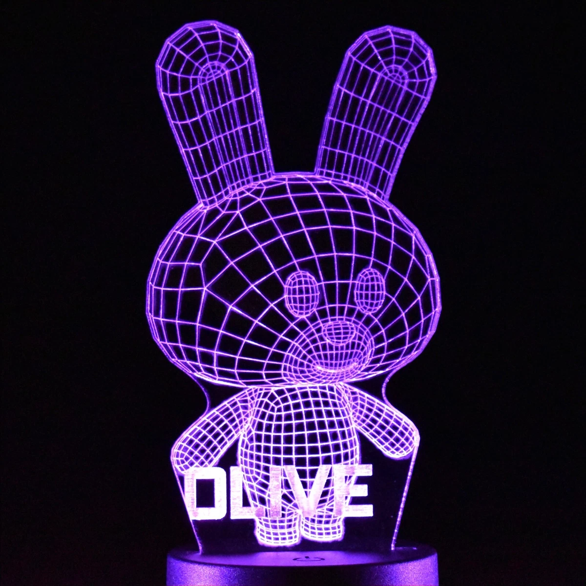 Glow Bunny Stuffed Animal | LED Light Up Plush Toy | 14 Inch | Bedtime Companion For Kids