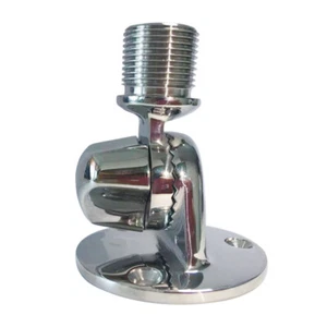 Boat 316 Stainless Steel 25mm Adjustable Swivel Round Base Antenna Mount Holder  - Picture 1 of 5