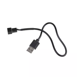 USB 2.0 A Male To 3-Pin/4-Pin Connector Adapter Cable For 5V Computer PC Fan.vm - Picture 1 of 6