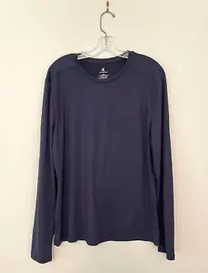 Kyodan Long Sleeve Top Womens L Navy Crew Neck Stretch Athleisure - Picture 1 of 6