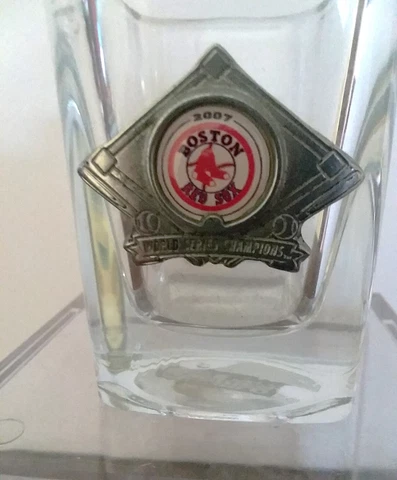 2007 World Series Champions Boston Red Sox Square Shot Glass Cover