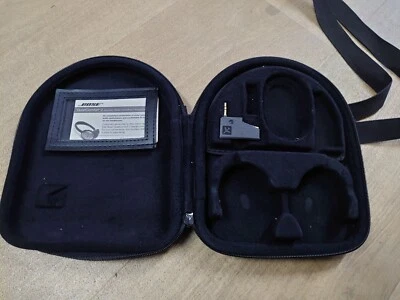 Bose Carrying Case for QC3 Quiet Comfort 3 Headphones Earphones Airline Adapter - Image 1 of 4
