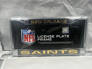 New Orleans Saints NFL Laser Cut License Plate Frame RICO - Picture 1 of 1