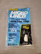 3 - Micro Lined Anti-Bacterial Vacuum Cleaner Bags Eureka Style F & G 002269
