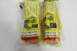 VTG Re-Web Kit Yellow/White 39' x 2.5 Pack Lawn Chair Replacement Webbing Ortex - Picture 1 of 6