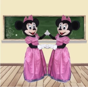LO ÚLTIMO Traje Adulto Talla Roseo MINNIE MOUSE Mascota Disfraz - Imagen 1 de 1