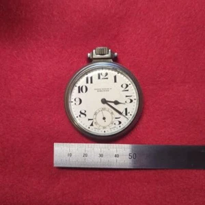 ROLEX WATCH RAILWAY Manual Winding Pocket Watch Vintage Antique - Picture 1 of 13
