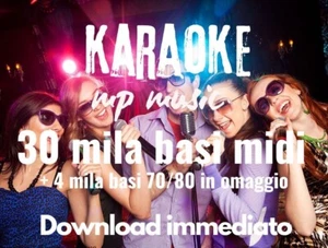 30 MILA BASI MIDI KARAOKE PROFESSIONALI italiane e straniere - Imagen 1 de 1