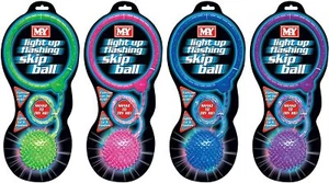 Leuchtender blinkender Knöchel Skip Ball - Outdoor Garten Sprungspielzeug für Kinder - Bild 1 von 1