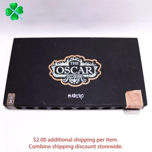 Caja de cigarros de madera vacía Oscar Maduro 5 x 50 11,25" x 6,25" x 1,25" - Imagen 1 de 10