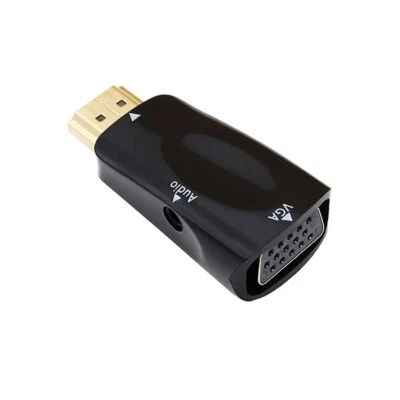 Adattatore da HDMI maschio a VGA femmina con Audio Jack 3.5mm Convertitore Video - Immagine 1 di 4