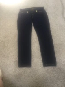 Womens Michael Kors Skinny Jeans Blue Dark Wash Zipper Pockets Size 6 - Picture 1 of 7