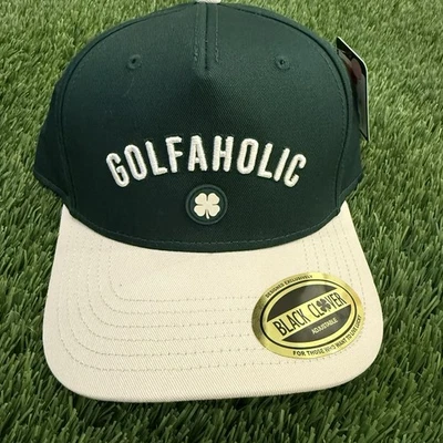 Black Clover Golfaholic SnapBack Golf Hat - Image 1 of 4