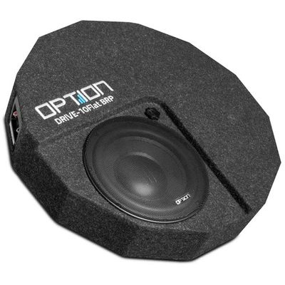 OPTION DRIVE-10Flat Reserverad Subwoofer Bassreflex Flach 300W Basskiste 4Ohm - Bild 1 von 4