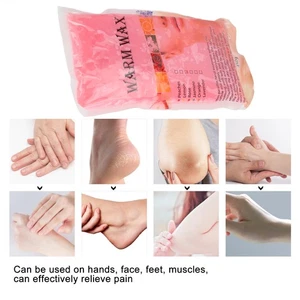 Rose Paraffin Wax 450g Deeply Moisturising Paraffin Wax Beads Blocks For Han HOT - Picture 1 of 12