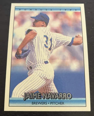 1992 Donruss - Jaime Navarro - Milwaukee Brewers - #705 - Image 1 of 2