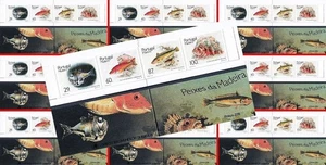 👉 PORTUGAL / MADEIRA 1989 FISH x10 booklets ** 💲 WHOLESALE 💲 - Picture 1 of 1