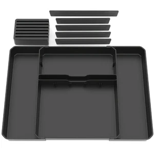 1Pc Silverware Drawer Organizer, Expandable Kitchen Utensil Organizer, Larger Ca - Picture 1 of 13