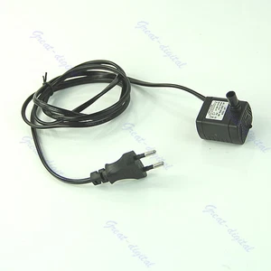 Submersible Water Pump Aquarium Fountain Air Fish Pond Tank EU Plug AC 220V 3W - Picture 1 of 6
