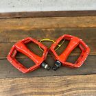 Old School BMX GT Pedals RED Old School BMX 1/2 in Race Freestyle 90s VP-823