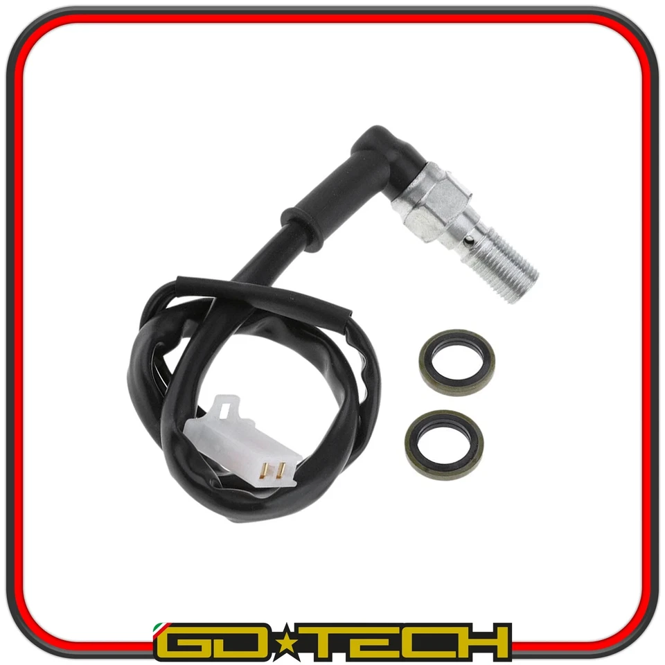IDROSTOP MOTO INTERRUTTORE IDRAULICO M10x1.00 mm POMPA FRENO FRIZIONE UNIVERSALE - Image 1 of 1