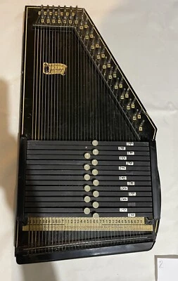 Vintage  Autoharp Oscar Schmidt International 36 Strings with  Case - Image 1 of 4