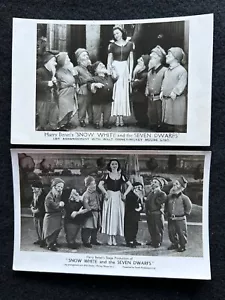 Inghilterra foto reale cartolina RPPC Biancaneve di Harry Benet e i sette nani lotto - Foto 1 di 4