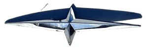 1955 56 57 58 PONTIAC STAR CHIEF CHIEFTIAN CHROME STAR EMBLEM FOUR POINTED STAR - Bild 1 von 7
