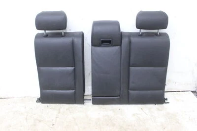 BMW E60 530i 545i 550i Rear Upper Seat Black W/ Armrest 2004 - 2008 LM01 - Image 1 of 4