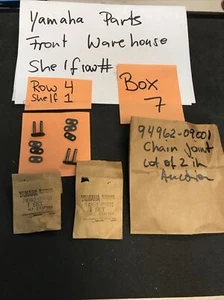 LOT OF 2 OEM Yamaha 94962-09001-00 Chain Joint Kit NIB - Picture 1 of 7