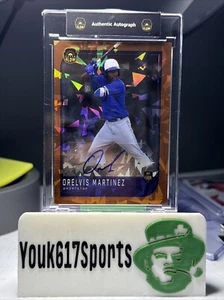 Orelvis Martinez Auto 2022 Super Glow 1 Of 1; 1/1 Blue Jays Orange Cracked Ice - Picture 1 of 4