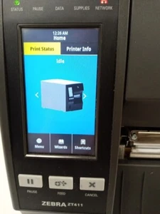 Zebra ZT411 Thermal Barcode Label Printer ethernet usb 203 dpi Warranty - Picture 1 of 7