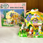 2001 COTTONTALE COTTAGES - HOME SWEET HOME Porcelain Easter House w/Light & box
