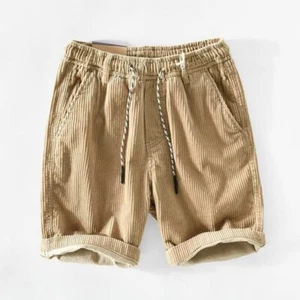 Cord Freizeit Shorts fünf Hosen Frühling/Sommer Herren locker Freizeit Baumwolle - Bild 1 von 11