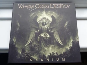 WHOM GODS DESTROY INSANIUM DELUXE LTD 2CD MEDIABOOK+ BONUS INSTRUMENTAL LIKE NEW - Picture 1 of 11