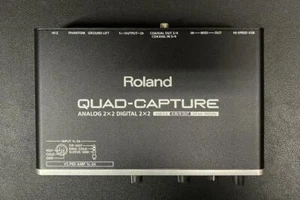 Roland UA-55 QUAD-CAPTURE Audio Interface USB2.0 24Bit 192 kHz 4 In 4 Out Tested - Picture 1 of 6