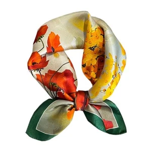 Women’s Silk Satin Scarf Shawl Neckerchief Headband Hairband Gift Accessory - Picture 1 of 3
