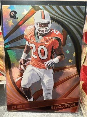 2023 Panini Chronicles Draft Picks Ed Reed Revolution ASTRO Parallel  Card # 11 - Image 1 of 2