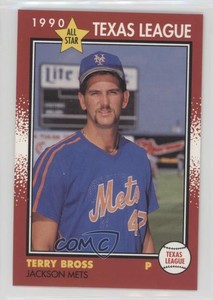 1990 Grand Slam Texas League All-Stars Terry Bross #32 Rookie RC