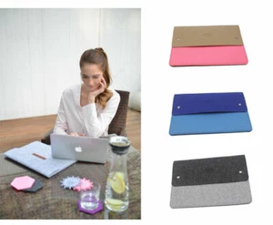 Laptop Pro 13 13,3 Zoll Hülle Sleeve 100% Wollfilz iPad Acer Lenovo HP Dell - Bild 1 von 29