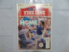 Vine Line Chicago Cubs Magazine 1990 October Girardi Joe Right at Home