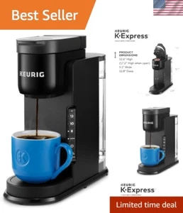K-Express Single Serve Coffee Maker: Fast Brewing, Stylish, and Reusable Filter - Picture 1 of 8
